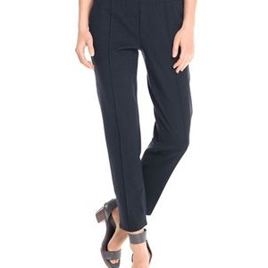 GARNET HILL Comfort Trousers Heathered Black Size Small